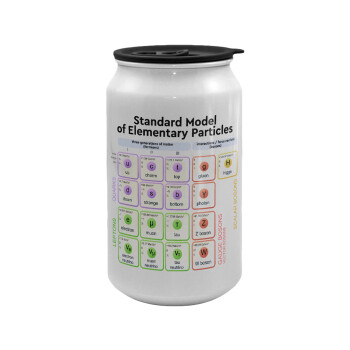 Standard model of elementary particles, Κούπα ταξιδιού μεταλλική με καπάκι (tin-can) 500ml