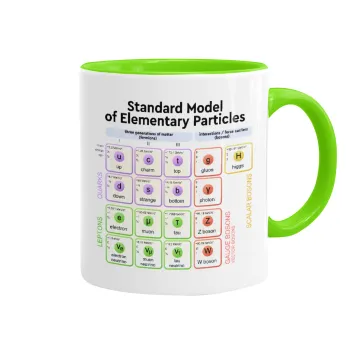 Standard model of elementary particles, Κούπα χρωματιστή βεραμάν, κεραμική, 330ml