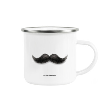 Ο καλύτερος μουστακαλής του κόσμου!!!, Κούπα Μεταλλική εμαγιέ λευκη 360ml