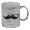 Mug ceramic marble style, 330ml