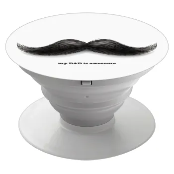 Ο καλύτερος μουστακαλής του κόσμου!!!, Phone Holders Stand  Λευκό Βάση Στήριξης Κινητού στο Χέρι