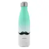 Μεταλλικό παγούρι θερμός Πράσινο/Λευκό (Stainless steel), διπλού τοιχώματος, 500ml