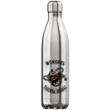 Day's Gone, mongrel farewell original, Inox (Stainless steel) hot metal mug, double wall, 750ml