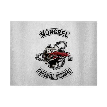 Day's Gone, mongrel farewell original, Επιφάνεια κοπής γυάλινη (38x28cm)