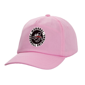 Day's Gone, mongrel farewell original, Adult Baseball Cap, 100% Cotton, PINK (COTTON, ADULT, UNISEX, ONE SIZE)