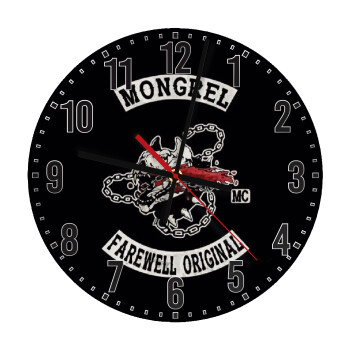 Day's Gone, mongrel farewell original, Ρολόι τοίχου ξύλινο (30cm)