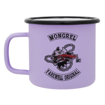 Day's Gone, mongrel farewell original, Κούπα Μεταλλική εμαγιέ ΜΑΤ Light Pastel Purple 360ml