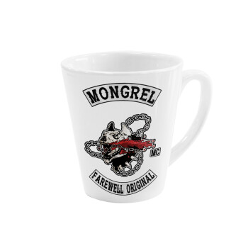 Day's Gone, mongrel farewell original, Κούπα κωνική Latte Λευκή, κεραμική, 300ml
