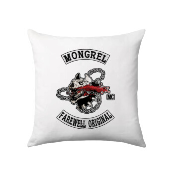 Day's Gone, mongrel farewell original, Sofa cushion 40x40cm includes filling
