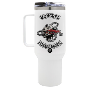 Day's Gone, mongrel farewell original, Mega Stainless steel Tumbler with lid, double wall 1,2L