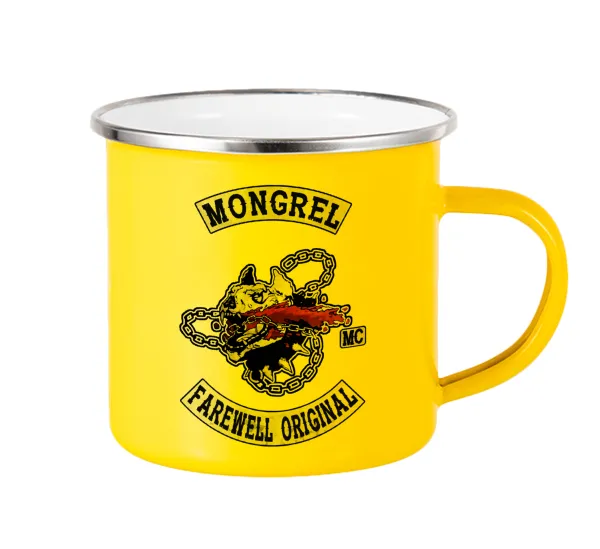 Day's Gone — Yellow Enamel Metallic Cup 360ml