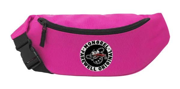 Day's Gone — Unisex waist bag (banana) in PINK color with 2 pockets