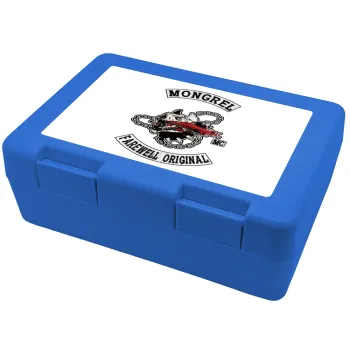 Day's Gone, mongrel farewell original, Children's cookie container BLUE 185x128x65mm (BPA free plastic)