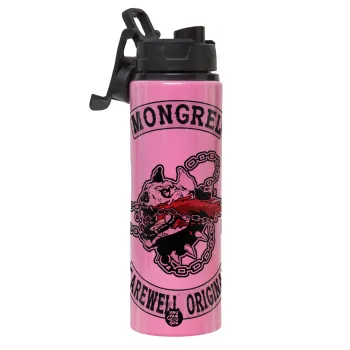 Day's Gone, mongrel farewell original, Μεταλλικό παγούρι νερού με καπάκι ασφαλείας, αλουμινίου 850ml