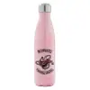 Metal mug thermos Pink Iridiscent (Stainless steel), double wall, 500ml
