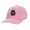 Adult Baseball Cap, 100% Cotton, PINK (COTTON, ADULT, UNISEX, ONE SIZE)