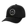 Adult Baseball Cap, 100% Cotton, Black (COTTON, ADULT, UNISEX, ONE SIZE)