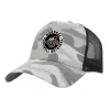 Adult Structured Trucker Hat, with Mesh, (Camouflage) Army Camo (100% COTTON, ADULT, UNISEX, ONE SIZE)