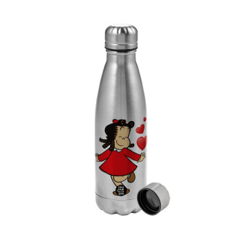 La petite Lulu, Metallic water bottle, stainless steel, 750ml