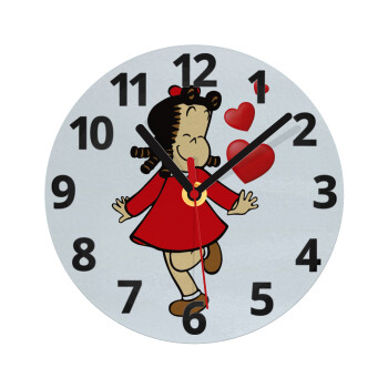 La petite Lulu, Ρολόι τοίχου γυάλινο (20cm)