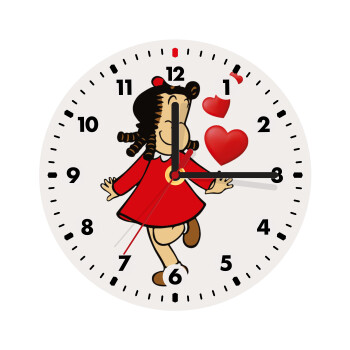 Η μικρή Λουλού, Ρολόι τοίχου ξύλινο (20cm)