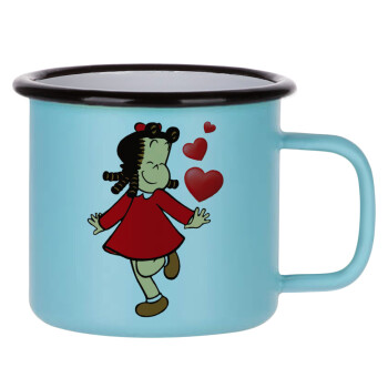 La petite Lulu, Κούπα Μεταλλική εμαγιέ ΜΑΤ σιέλ 360ml