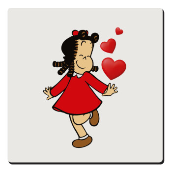 La petite Lulu, Τετράγωνο μαγνητάκι ξύλινο 6x6cm