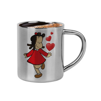 La petite Lulu, Double-wall metal cup for espresso (220ml)