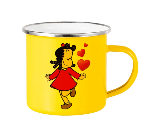 La petite Lulu — Yellow Enamel Metallic Cup 360ml
