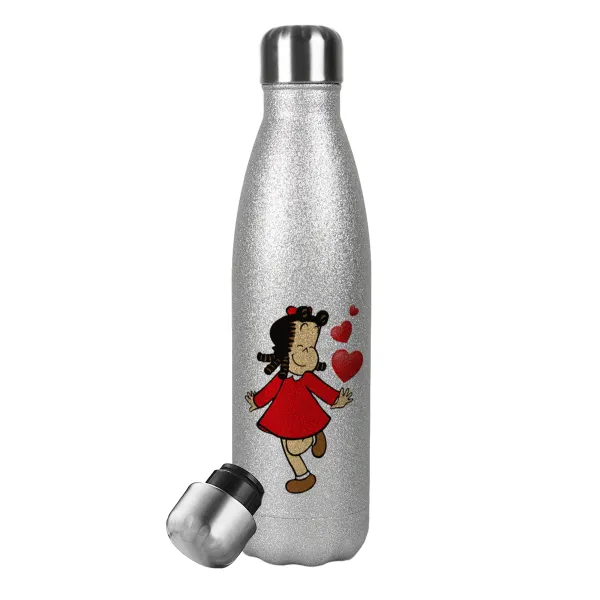 Η μικρή Λουλού — Glitter Aσημένιο (500ml)