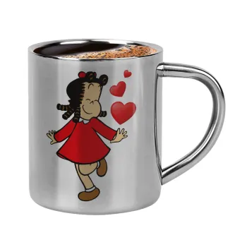 La petite Lulu, Double-wall metal cup for espresso (220ml)