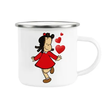 Η μικρή Λουλού, Κούπα Μεταλλική εμαγιέ λευκη 360ml