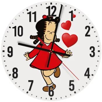 La petite Lulu, Ρολόι τοίχου ξύλινο (30cm)