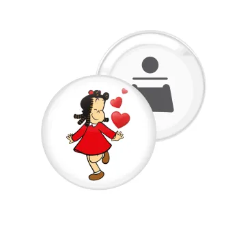 La petite Lulu, Μαγνητάκι και ανοιχτήρι μπύρας στρογγυλό διάστασης 5,9cm