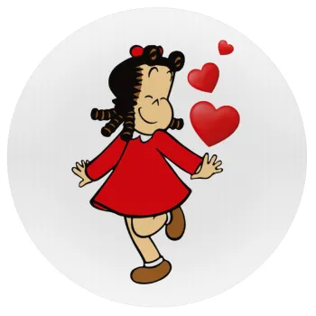 La petite Lulu, Mousepad Round 20cm