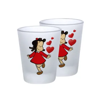 La petite Lulu, Σφηνοπότηρα γυάλινα 45ml του πάγου (2 τεμάχια)