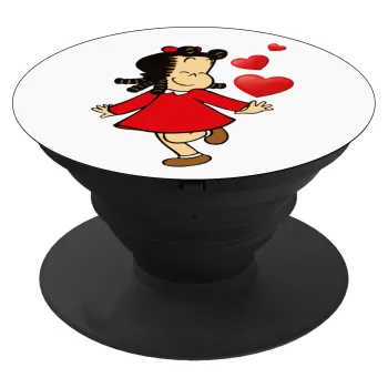 La petite Lulu, Phone Holders Stand  Black Hand-held Mobile Phone Holder