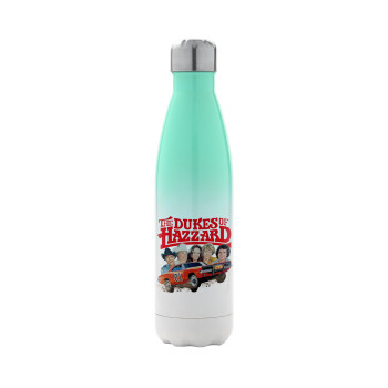 The Dukes of Hazzard, Metal mug thermos Green/White (Stainless steel), double wall, 500ml