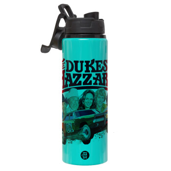 The Dukes of Hazzard, Metallic water bottle with safety lid, 850ml aluminum