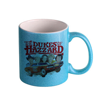 The Dukes of Hazzard, Κούπα Σιέλ Glitter που γυαλίζει, κεραμική, 330ml