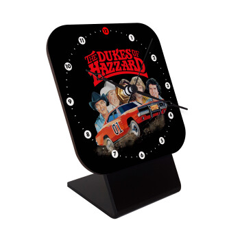 The Dukes of Hazzard, Επιτραπέζιο ρολόι ξύλινο με δείκτες (10cm)