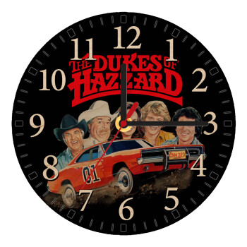 The Dukes of Hazzard, Ρολόι τοίχου ξύλινο plywood (20cm)