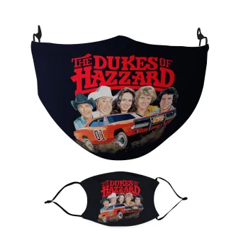 The Dukes of Hazzard, Μάσκα υφασμάτινη Ενηλίκων πολλαπλών στρώσεων με υποδοχή φίλτρου