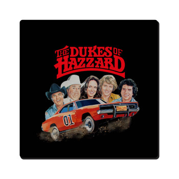The Dukes of Hazzard, Τετράγωνο μαγνητάκι ξύλινο 6x6cm