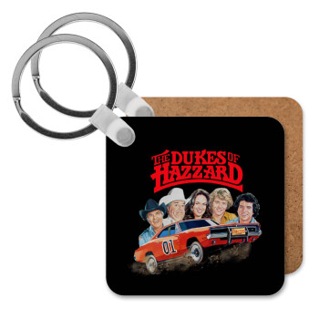 The Dukes of Hazzard, Μπρελόκ Ξύλινο τετράγωνο MDF