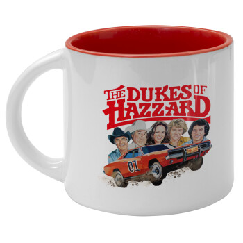 The Dukes of Hazzard, Κούπα κεραμική 400ml Λευκή/Κόκκινη