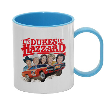 The Dukes of Hazzard, Κούπα (πλαστική) (BPA-FREE) Polymer Μπλε για παιδιά, 330ml
