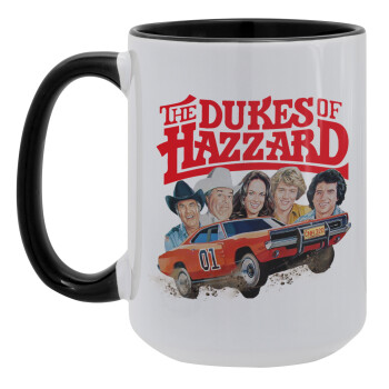 The Dukes of Hazzard, Κούπα Mega 15oz, κεραμική Μαύρη, 450ml
