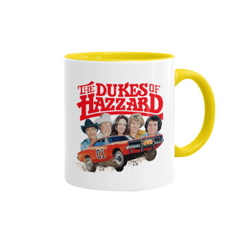 The Dukes of Hazzard, Mug colored yellow, ceramic, 330ml