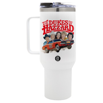 The Dukes of Hazzard, Mega Stainless steel Tumbler with lid, double wall 1,2L